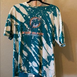 Vintage Tie Dye Dolphins T shirt